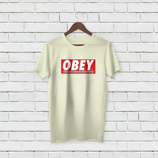 Personalised Obey Text/Logo T-Shirt