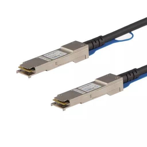 StarTech.com Cisco QSFP-H40G-CU5M Compatible 5m 40G QSFP+ to QSFP+ Direct Attach Cable Twinax - 40GbE QSFP+ Copper DAC 40 Gbps Low Power Passive Transceiver Module DAC Firepower C9200 C9400