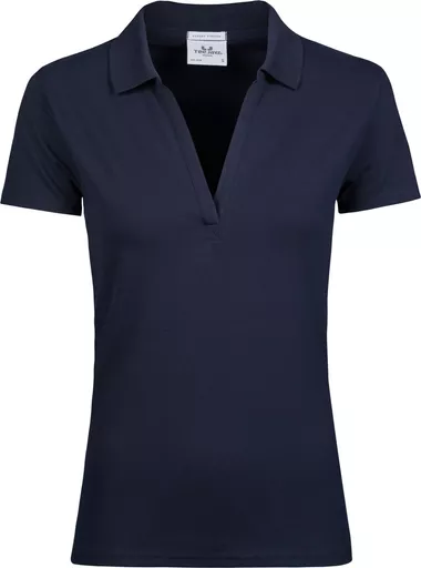 Women's Luxury Stretch V-Neck Polo