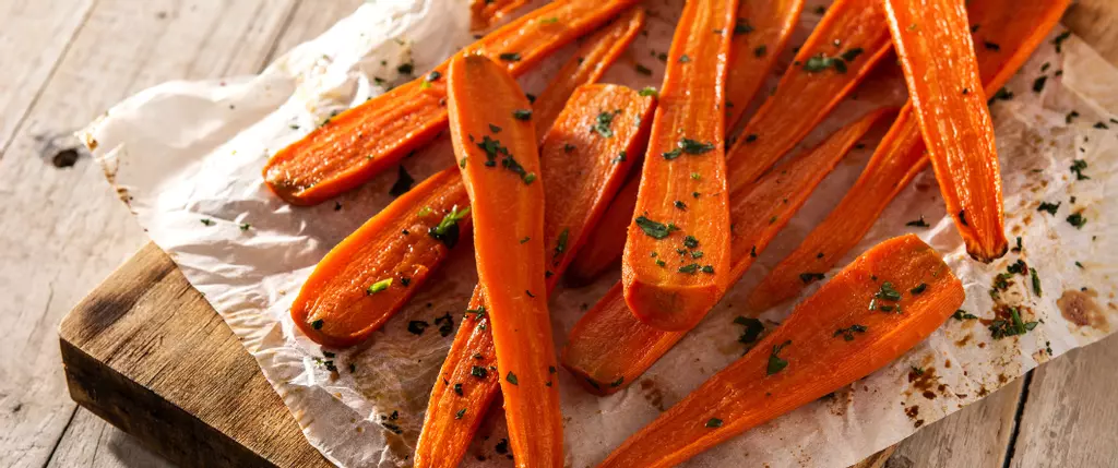 Air Fryer Honey Glazed Carrots