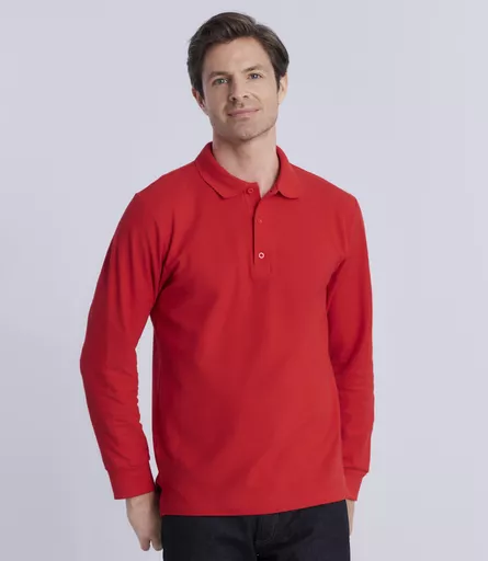 Premium Cotton® Adult Long Sleeve Double PiquÈ Polo