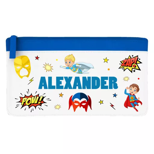 Superhero Personalised Pencil Case
