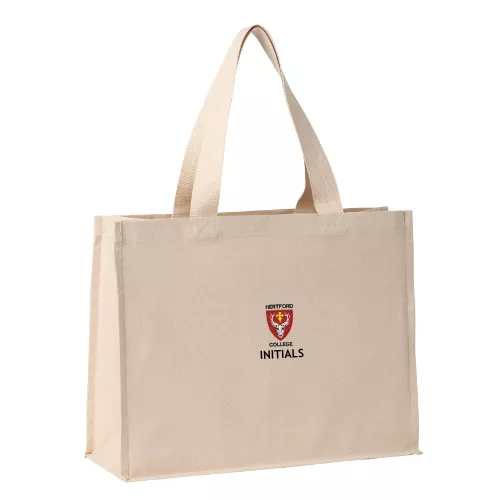 Hertford College Large Recycled Canvas Shopper
