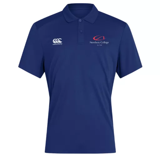 NewburyCollegeStaff_MensCCCClubRoyalPolo_Front.png