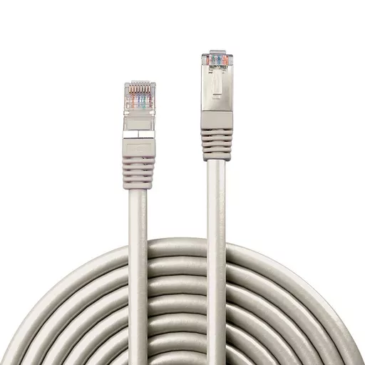 Lindy 40m CAT6 F/UTP Solid Patch Cable, Grey