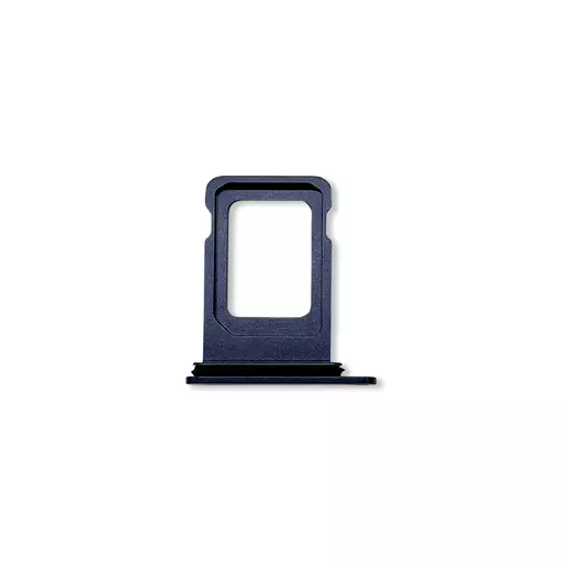 Single Sim Card Tray (Black) (CERTIFIED) - For iPhone 12