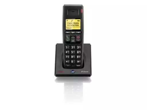 British Telecom Diverse 7100 DECT telephone Caller ID Black