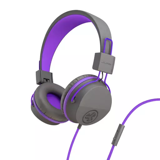 JLab JBuddies Kids Headphones - Grey/Purple