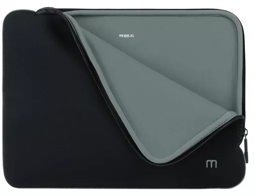 Mobilis Skin notebook case 35.6 cm (14") Sleeve case Black, Grey