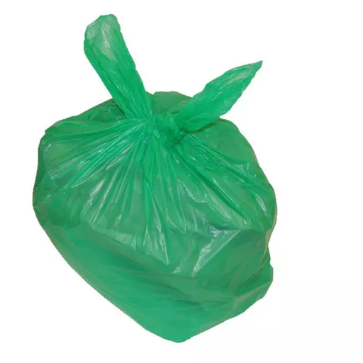 GREEN TINT WHEELIE BIN LINER 29X50X52