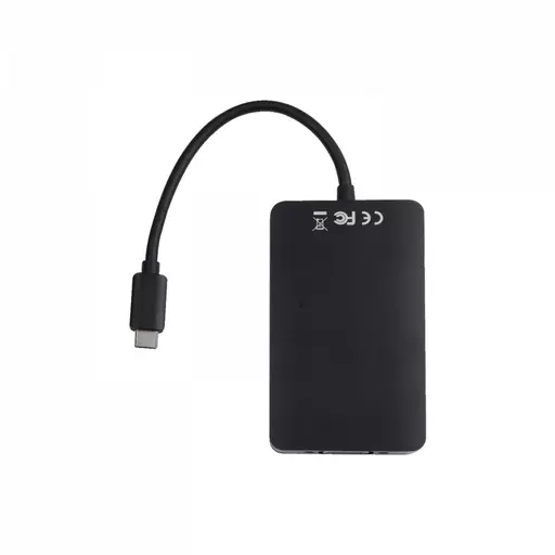 V7 V7UC-U3CRJ45HDVG-BLK USB graphics adapter 3840 x 2160 pixels Black