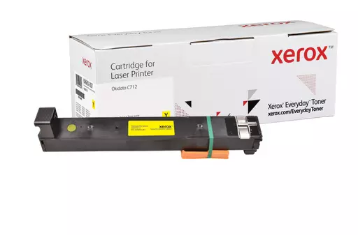 Xerox 006R04287 Toner-kit yellow, 11.5K pages (replaces OKI 46507613) for OKI C 712