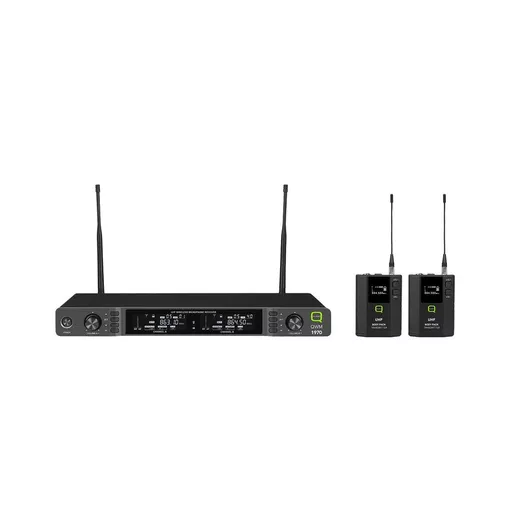 Q-Audio QWM1970BP Dual UHF Bodypack System - CH70