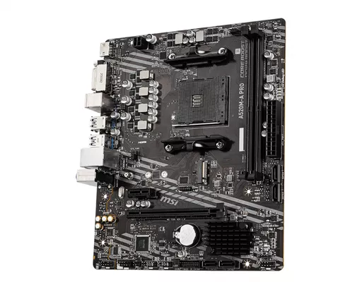 MSI A520M-A PRO motherboard AMD A520 Socket AM4 micro ATX