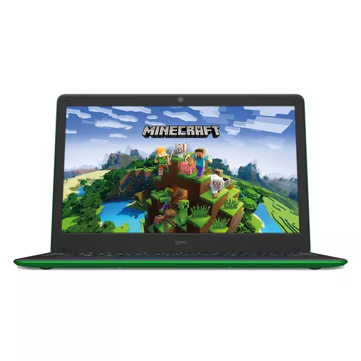 Geo Computers GeoBook 140 Minecraft Edition 14-inch Laptop Intel Celeron, 4GB - Green