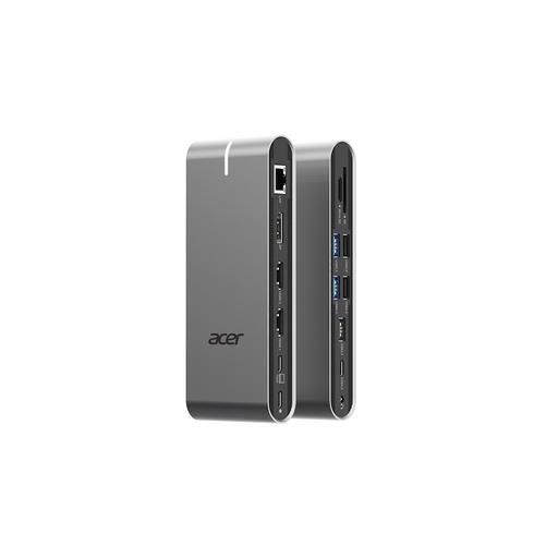 Acer HP.DSCAB.022 laptop dock/port replicator Wired USB 3.2 Gen 1 (3.1 Gen 1) Type-C Silver