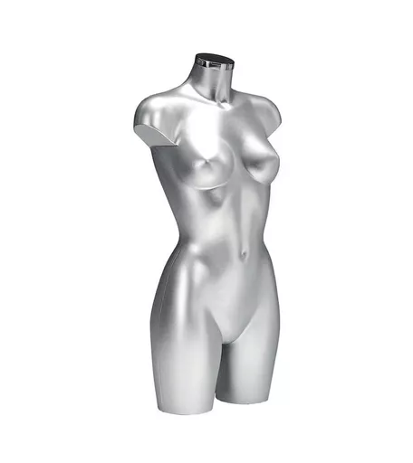 Silver Body Form Female Energy Bust