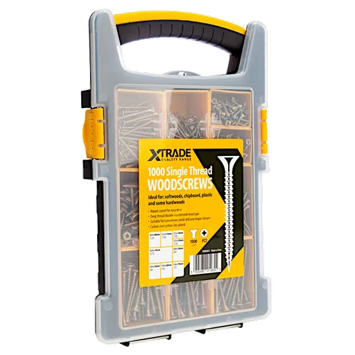 XTRADE 1000 Piece Assorted Wood Screw Kit