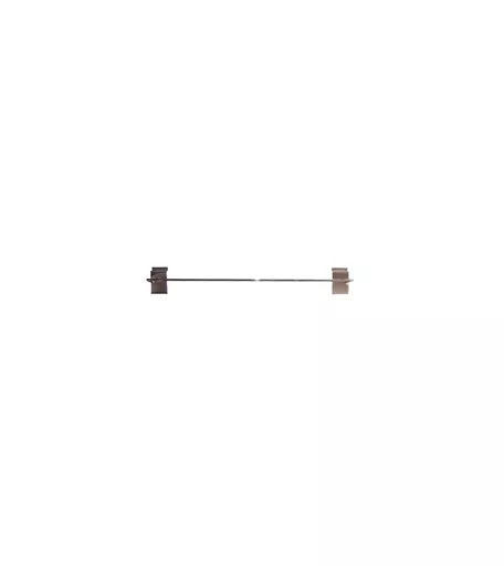 Chrome Gift Wrap Rail for Slatwall 550mm