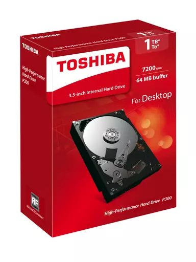 Toshiba P300 1TB 3.5" Serial ATA III