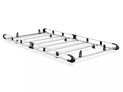 Mercedes Sprinter 2006-2018 L1, H1 Twin Rear Doors - ULTI Rack+ (Aluminium) - 7 Bar Roof Rack