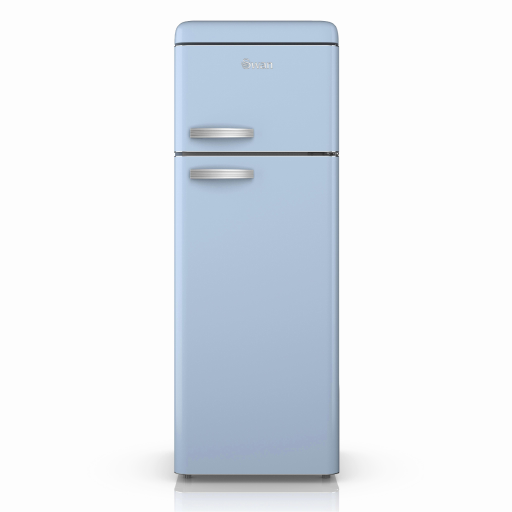 Swan Blue Top Mounted Retro Fridge Freezer
