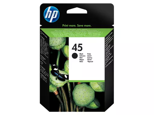 HP 51645AE/45 Printhead cartridge black high-capacity, 930 pages ISO/IEC 24711 42ml for HP DesignJet 750 C/DeskJet Series 1600/DeskJet Series 800/DeskJet 720 C/DeskJet 970 C