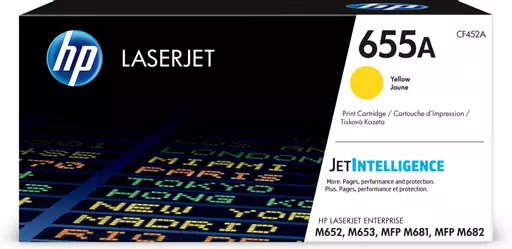 HP CF452A/655A Toner cartridge yellow, 10.5K pages ISO/IEC 19752 for HP LaserJet M 652/681