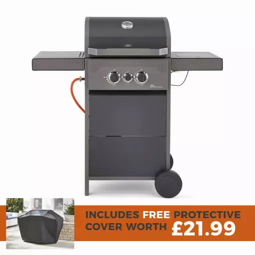 Stealth 2000 Two Burner BBQ with cover