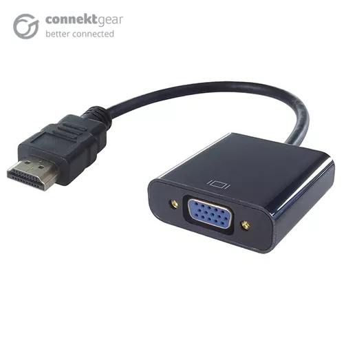 connektgear HDMI to VGA Active Adapter - Male to Female (HDMI Source)