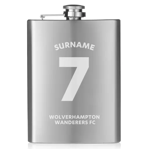 Wolves Shirt Hip Flask