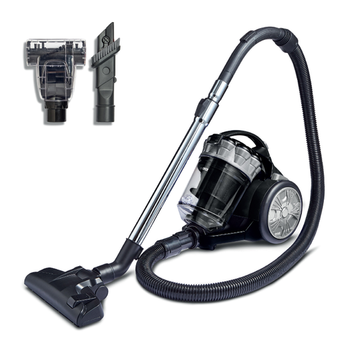 Tower TXP10PET Multi-Cyclonic Cylinder Vacuum Cleaner Silver at Tower Housewares