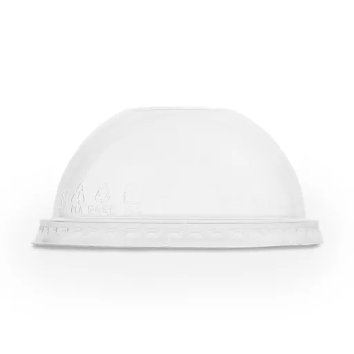 VEGWARE 96-SERIES PLA DOMED LID NO HOLE - (1X1000)