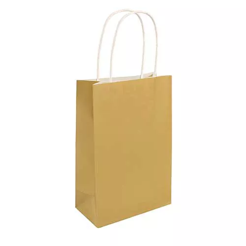 Gold Paper Party Bag - Pack of 48