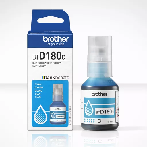 Brother BT-D180C Ink bottle cyan, 5K pages ISO/IEC 19752 48.8ml for Brother DCP-T 580 DW