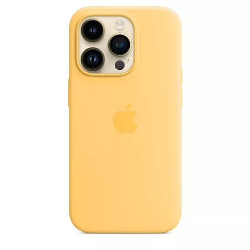 Apple iPhone 14 Pro Silicone Case with MagSafe - Sunglow