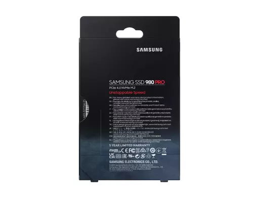 Samsung 980 PRO M.2 1 TB PCI Express 4.0 V-NAND MLC NVMe