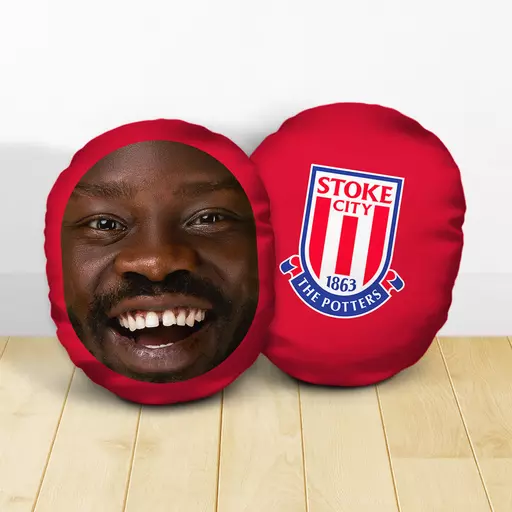 Personalised Stoke City FC Crest Mush Cush