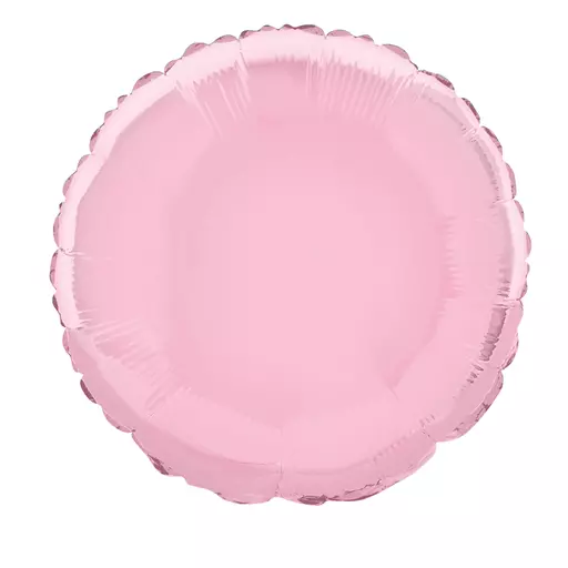 Pastel Pink Round Foil