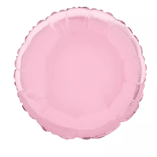 Pastel Pink Round Foil
