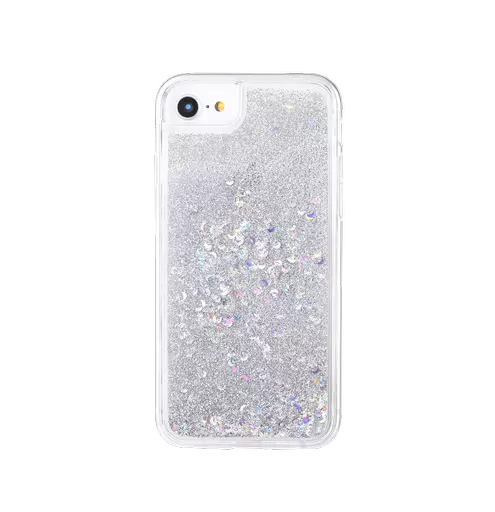 GlitterFall for iPhone SE/8/7/6S/6 - Silver