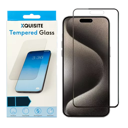 Xquisite 2D Glass - iPhone 15 Pro Max - Clear