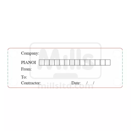 PIANOI Cabling Label White - Pack of 250