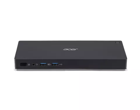 Acer USB Type-C Dock II ADK810 Docking Station, Black - HDMI, DP, Gig-E, USB 3.2 Gen 1 Type-A, USB 3.2 Gen 2 Type-C