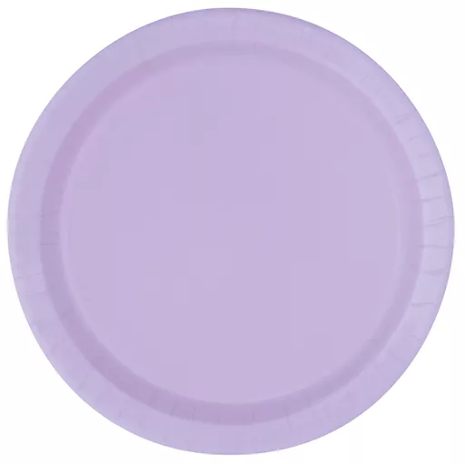 Lavender Paper Plates