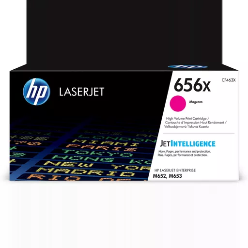 HP CF463X/656X Toner cartridge magenta, 22K pages ISO/IEC 19752 for HP LaserJet M 652