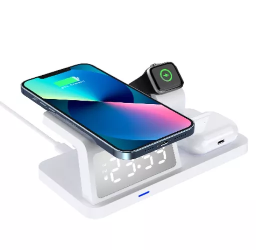 LED Alarm Clock with Wireless