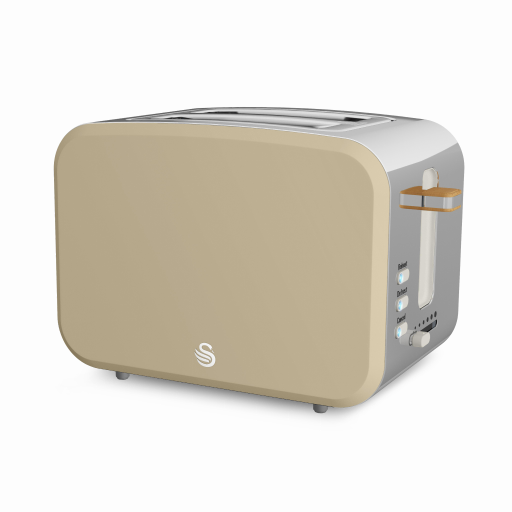 Swan Oatmeal Nordic 2 Slice Toaster
