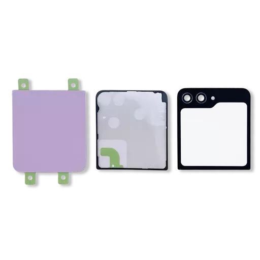 Back Cover (CERTIFIED - Aftermarket) (Lavender) (No Logo) - For Galaxy Z Flip5 (2023) (F731)