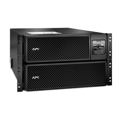 APC Smart-UPS On-Line, 10kVA/10kW, Rackmount 6U, 230V/400V, 6x C13+4x C19 IEC outlets, Network Card+SmartSlot, Extended runtime, W/ rail kit